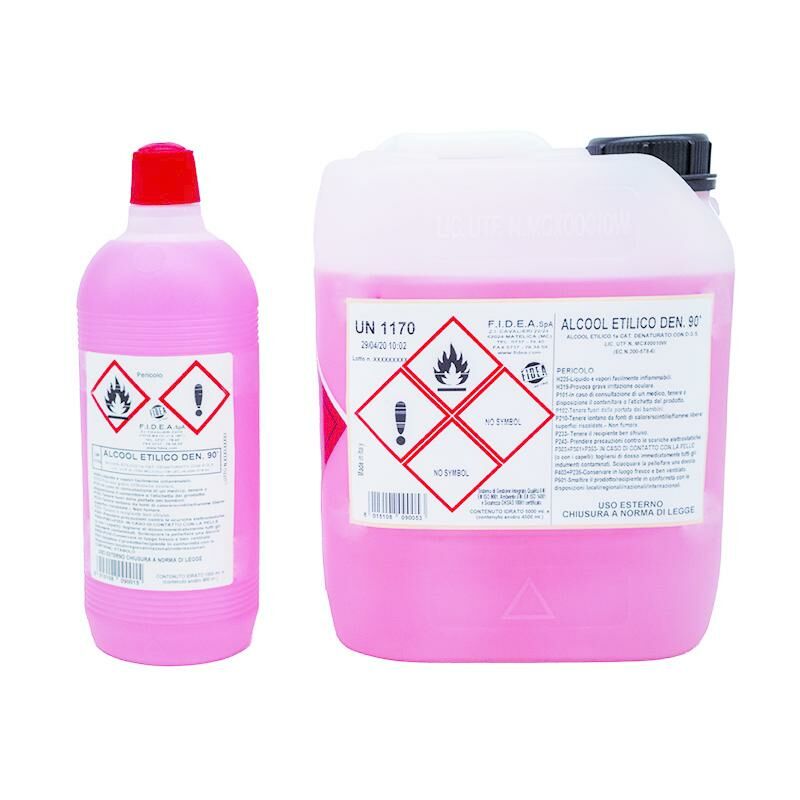 foto del prodotto alcool etilico den. 90 lt. 1