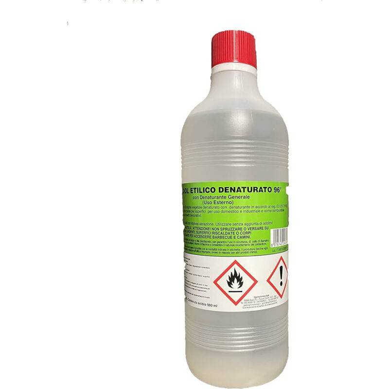 foto del prodotto alcool etilico denaturato bianco 96 1lt