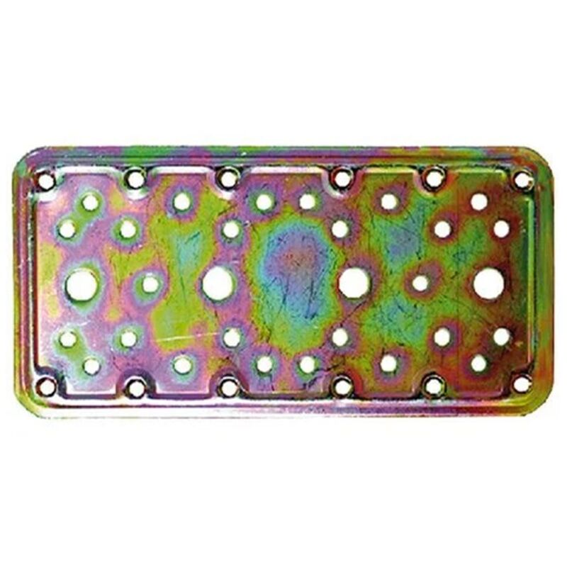 foto del prodotto aldeghi giunzione diritta stampata in acciaio tropicalizzato 100 x 120 mm 1 pezzo