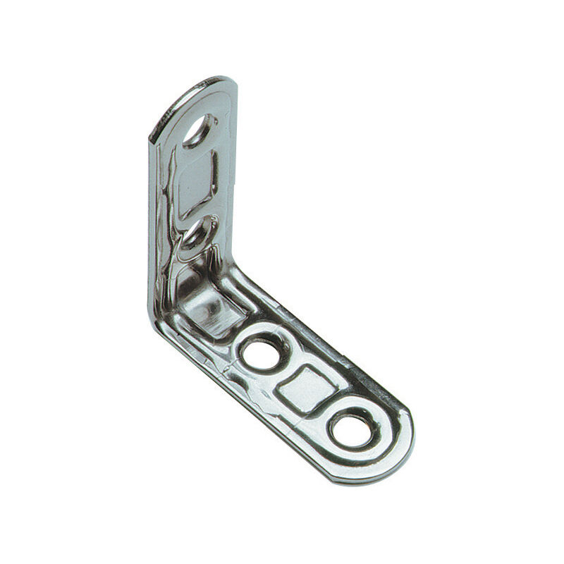 foto del prodotto aldeghi luigi spa lastrina inox ang. 4 fori art.164in mm.30x30