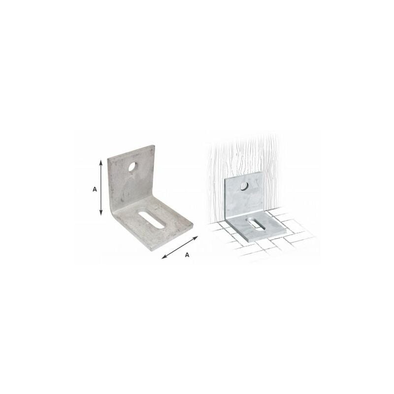 foto del prodotto aldeghi luigi spa piastra angolare regol. zin.fuoco art.755 60x75x75 mm 10 pz