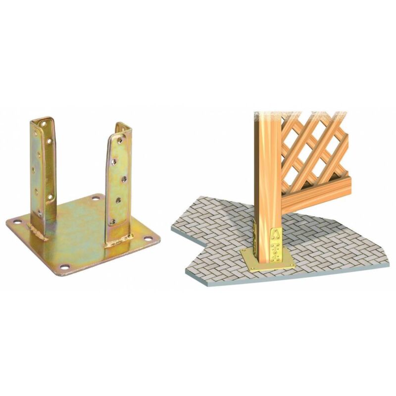 foto del prodotto aldeghi luigi spa - supporto ancor.4 fori acciaio tropicalizzato art. 800 160x160