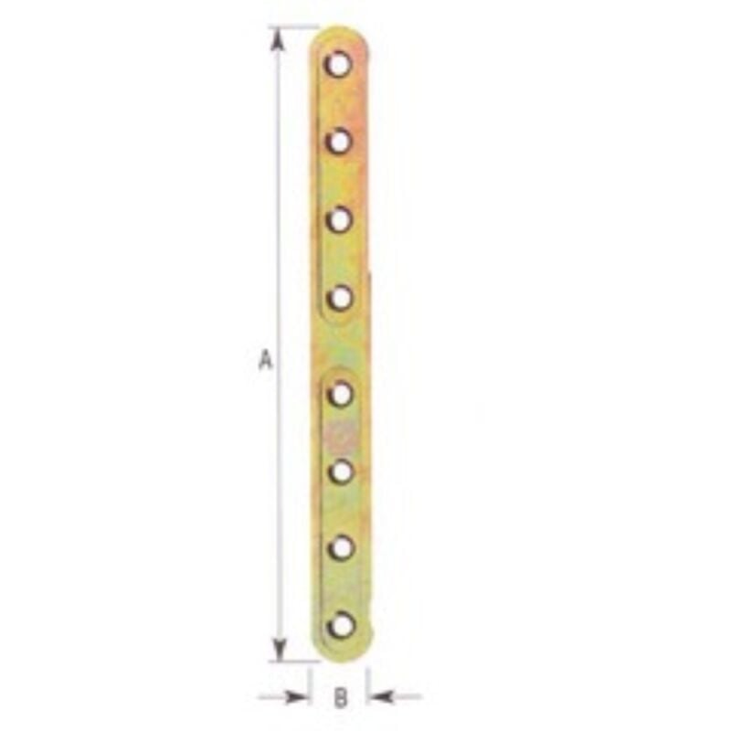 foto del prodotto aldeghi piastra dirit. acciaio tropicalizzato art. 778 mm.2,5x20x100. prezzo per 1 pezzo.