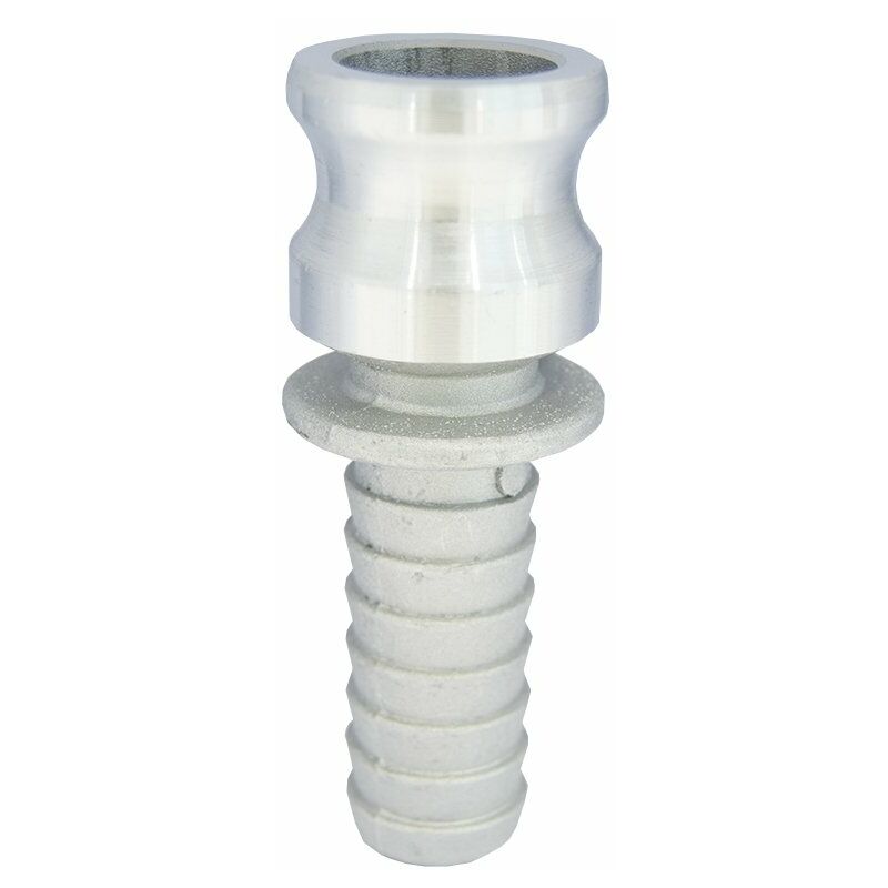 foto del prodotto ale020 camlock tipo e, in alluminio, flessibile male serrated shank, 3 10,2 cm x dn 20 dicsa