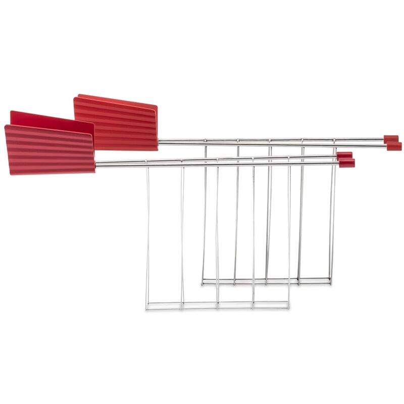 foto del prodotto alessi mdl08ra r pinze per tostapane, plastica