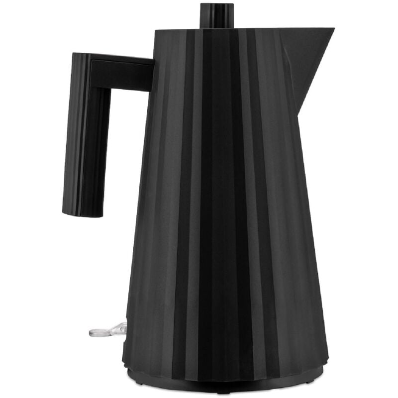 foto del prodotto alessi pliss mdl06 b uk bollitore elettrico in resina termoplastica, presa inglese 2400w, 170cl, nero