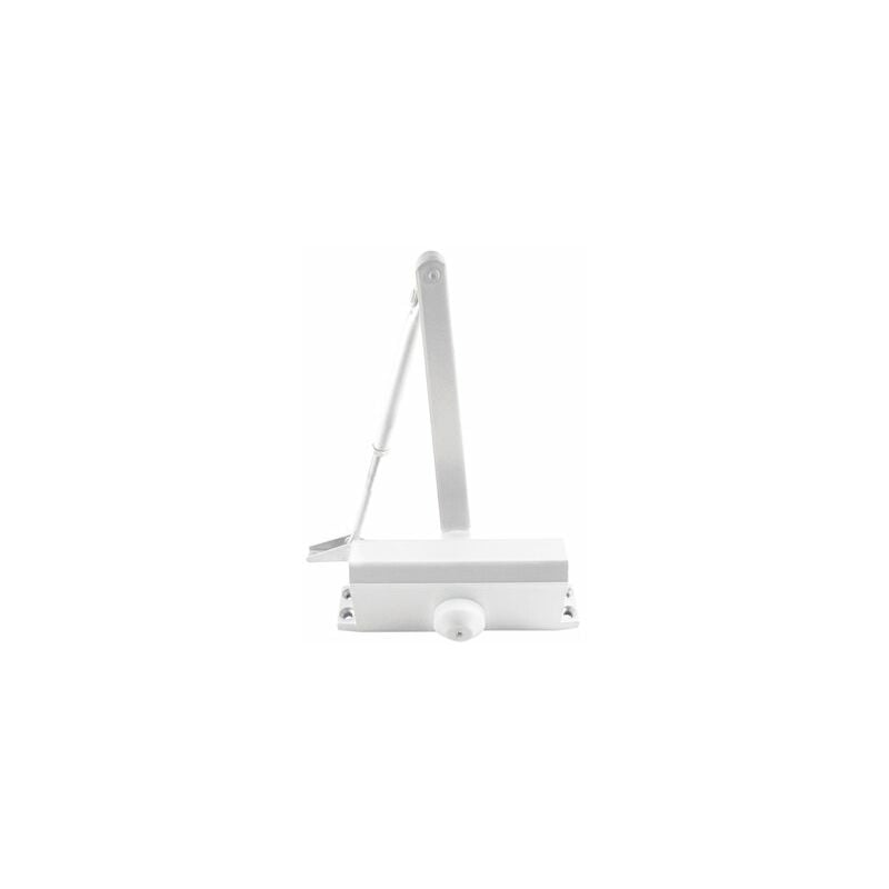 foto del prodotto alfa dyser chiudiporta reversibile handlock ds503 bianco con fermo
