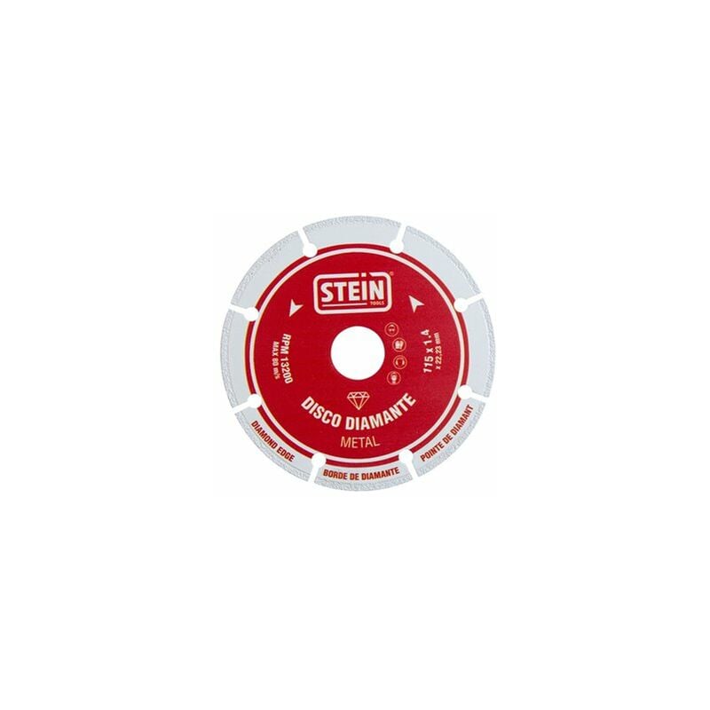 foto del prodotto alfa dyser disco diamantato in acciaio segmentato in metallo 115 mm