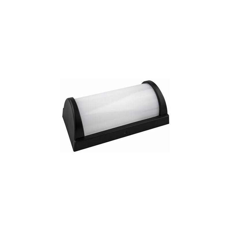 foto del prodotto alfa dyser lampada da parete led matel ip65 rettangolare 20w nero freddo