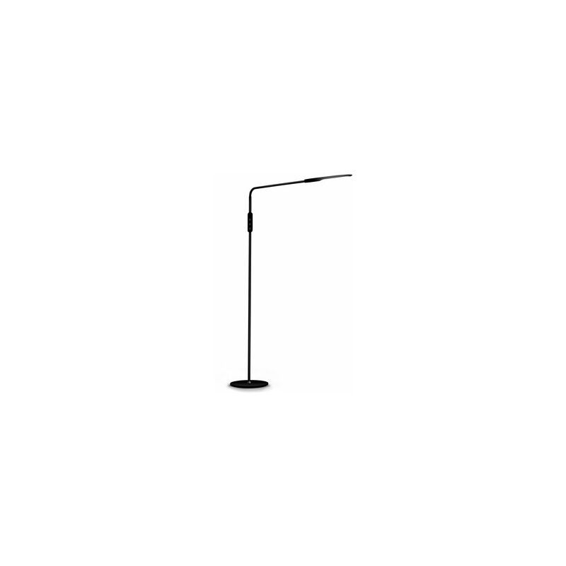 foto del prodotto alfa dyser lampada da terra led nera flessibile 9w korpass