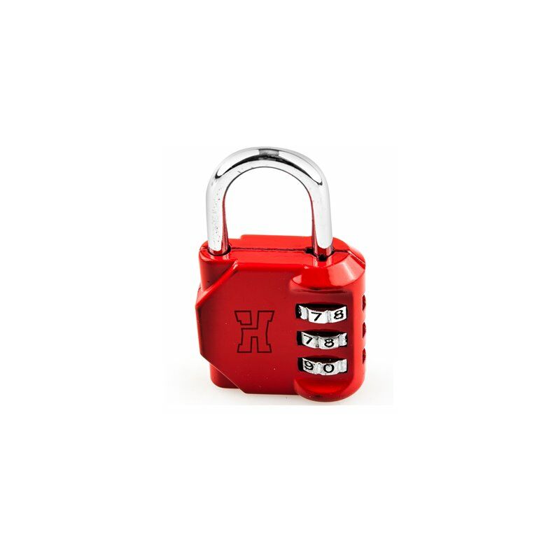 foto del prodotto alfa dyser lucchetto a combinazione handlock 3 numeri 30mm rosso