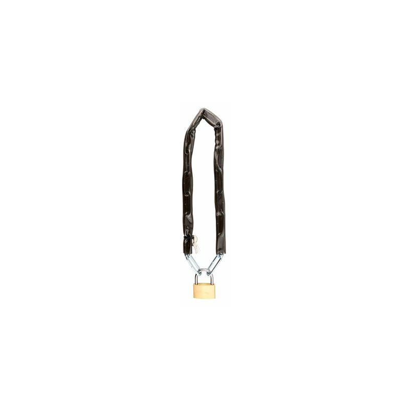 foto del prodotto alfa dyser lucchetto per bicicletta, maniglia, catena foderata 4,0x600 mm
