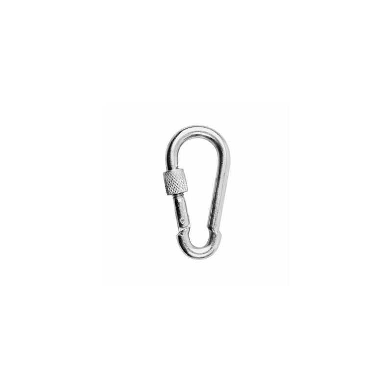 foto del prodotto alfa dyser moschettone pompiere con dado 8 cm in acciaio inox
