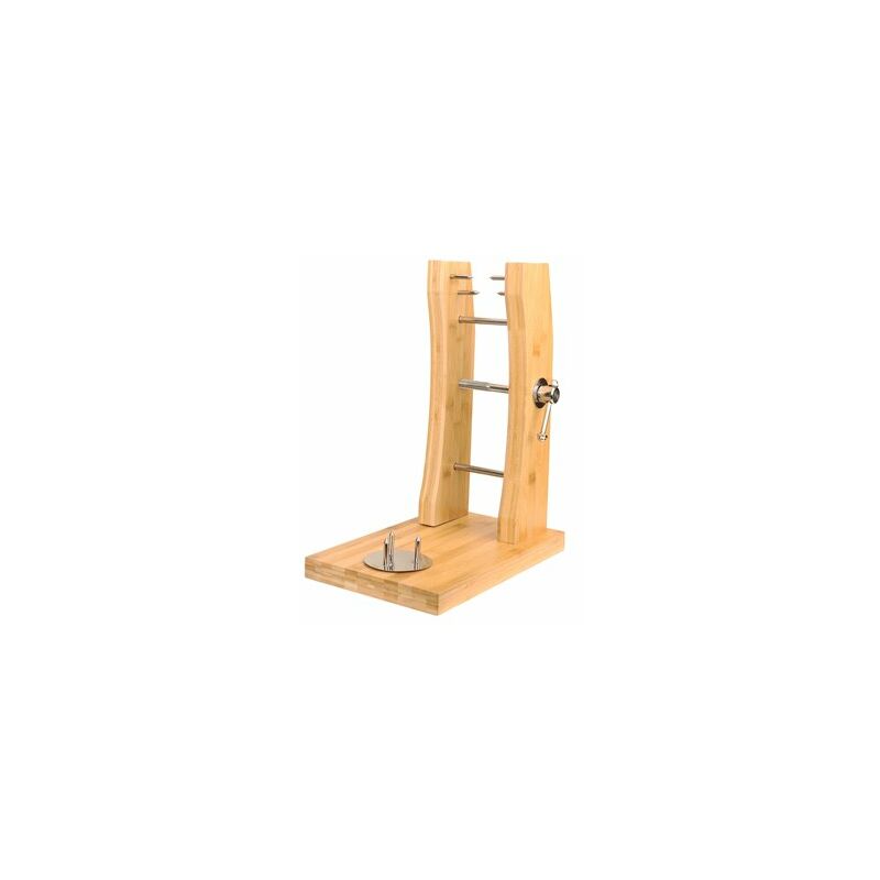 foto del prodotto alfa dyser porta prosciutto modello verticale bamboo
