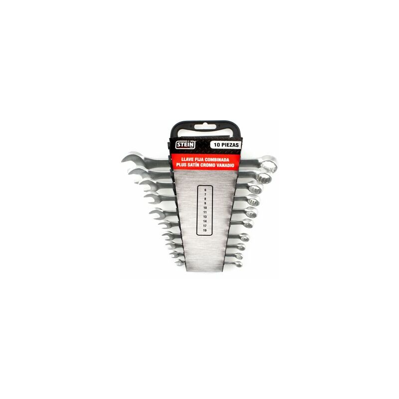 foto del prodotto alfa dyser set chiavi fisse combinate stein cr v satinate din 3113a 8 pezzi
