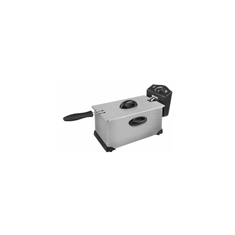 foto del prodotto alfa friggitrice in acciaio inox 2000w 3,0 litri k ken