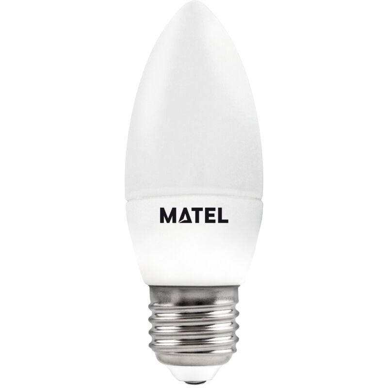 foto del prodotto alfa - lampadina led matel a candela dimmerabile 7w e27 freddo