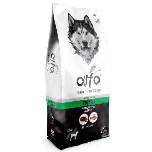 foto del prodotto alfa premium dog food puppies all breeds 20 kg 1 ordine scegli lo sconto bzr5 bzr20 200 punti fedelt 