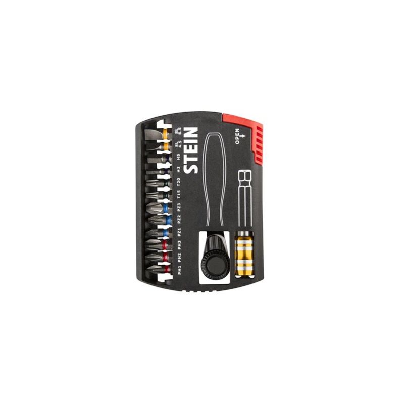 foto del prodotto alfa set multi bit a cricchetto stein 14 in 1