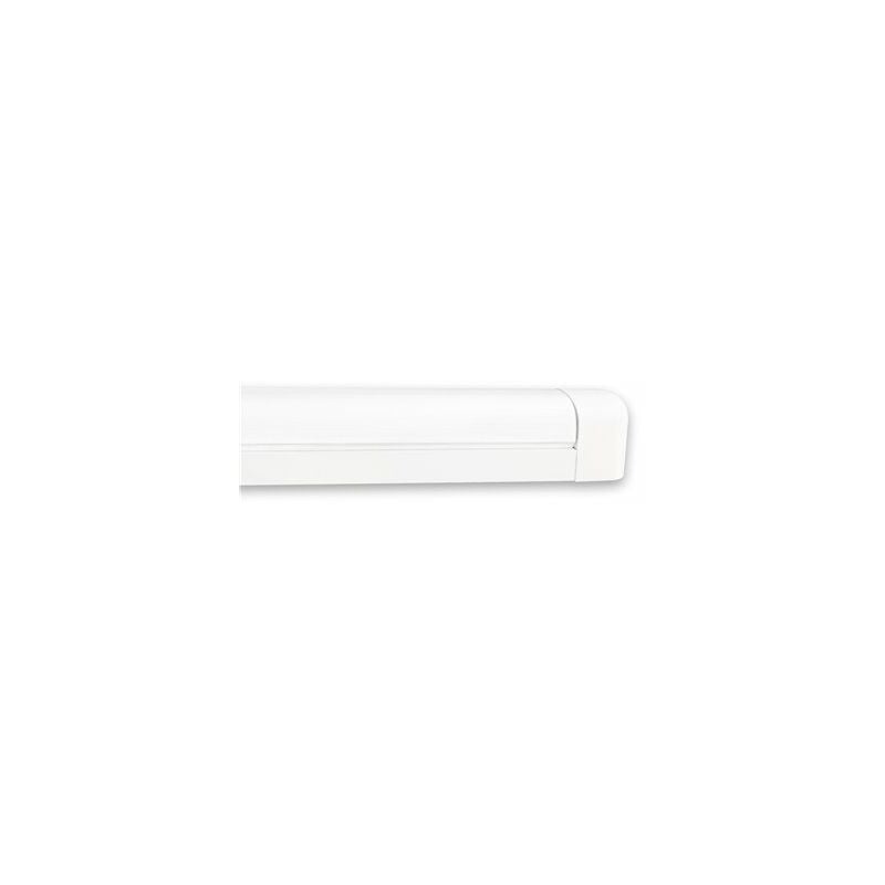 foto del prodotto alfa striscia led integrata matel arrotondata da 36w 120cm calda