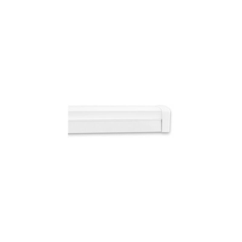 foto del prodotto alfa striscia led integrata quadrangolare matel 36w 120cm calda