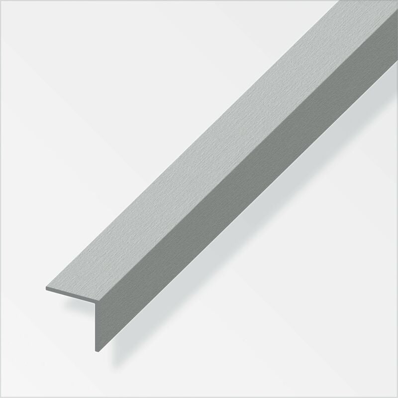 immagine 0 del prodotto alfer angolare alluminio 10x10 effetto acciaio inox 1 metro