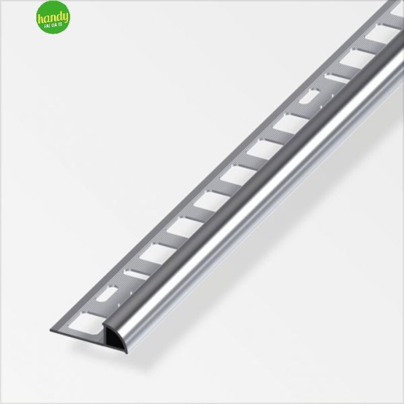 foto del prodotto alfer profilo ad angolo jolly alluminio argento cromato mm. 10x2,5 mt. - 5 pz