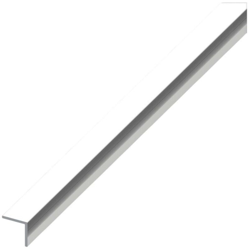 foto del prodotto alfer profilo angolare alluminio argento cromato mm. 25x25x1 mt. 2 - 5 pz
