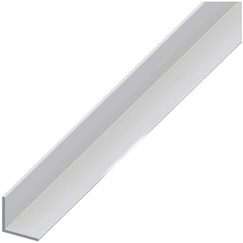 foto del prodotto alfer profilo angolare alluminio argento satinato mm. 25x25x1 mt. 1 - 5 pz