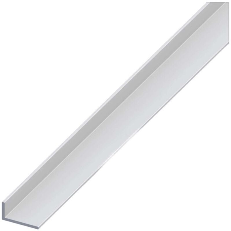 foto del prodotto alfer profilo angolare alluminio lati disuguali argento satinato mm. 30x15x1 mt. 1 5 pz