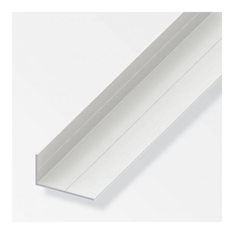 foto del prodotto alfer profilo angolare in pvc con lati di lunghezza diseguale di 2,5m