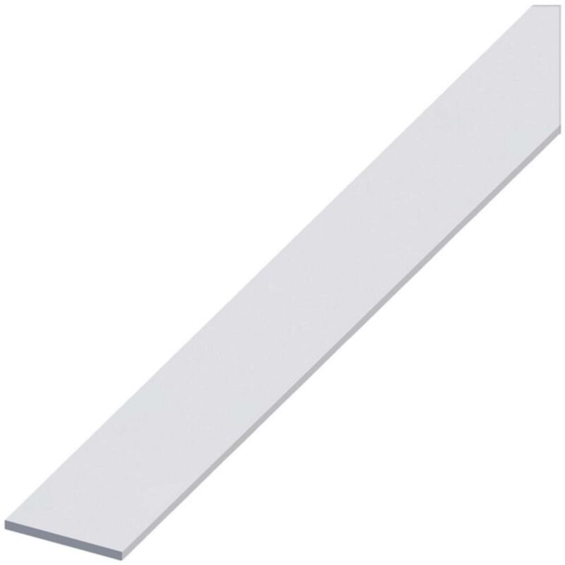 foto del prodotto alfer profilo barra piatta alluminio argento satinato mm. 12x2 mt. 2 5 pz