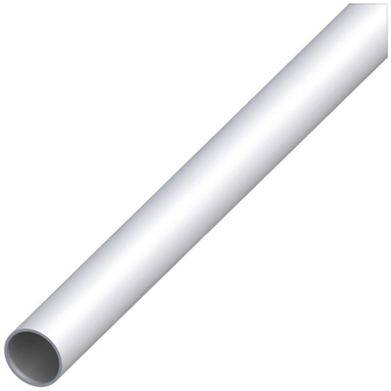 foto del prodotto alfer profilo tubo tondo alluminio argento satinato mm. 16x1 mt. 2 5 pz