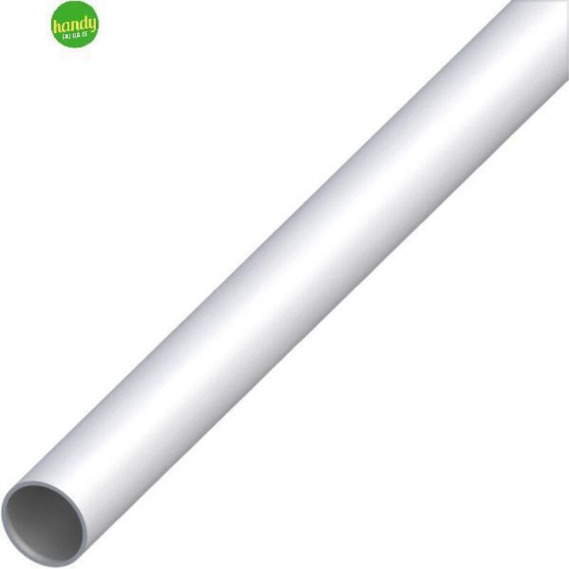 foto del prodotto alfer profilo tubo tondo alluminio argento satinato mm. 25x1 mt. 1 - 5 pz
