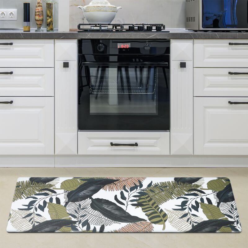 foto del prodotto alfombra cocina esterilla pasillera pvc antideslizante diferentes motivos multicolore, 45x120 cm paco home