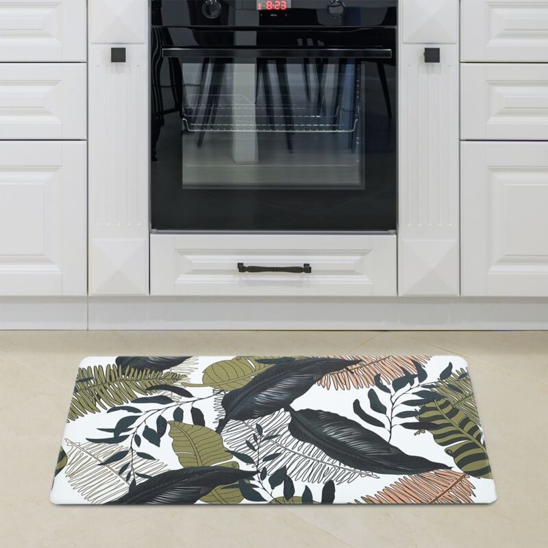 foto del prodotto alfombra cocina esterilla pasillera pvc antideslizante diferentes motivos multicolore, 45x75 cm paco home