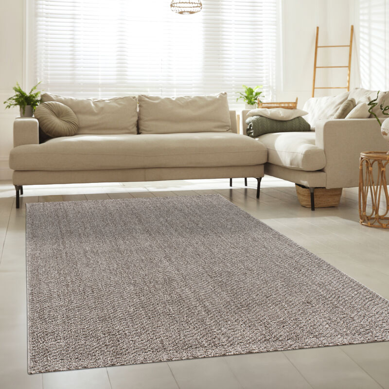 foto del prodotto alfombra de exterior resistente a la intemperie balcón salón monocromo gris 120x160 cm - paco home
