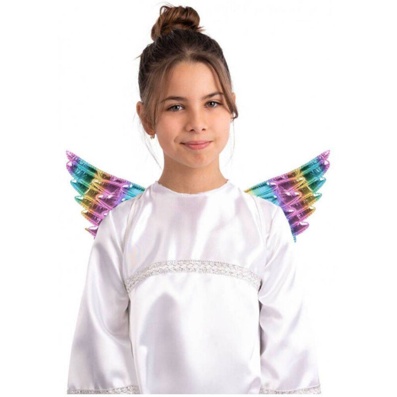foto del prodotto ali di angelo in tessuto multicolore h cm. 18x44 articolo per feste carnevale - - trade shop traesio
