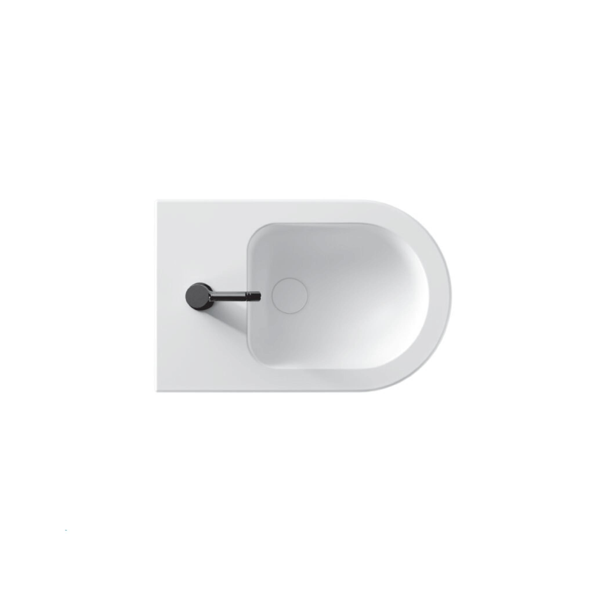 foto del prodotto alice bidet a terra ceramica unica bianco lucido