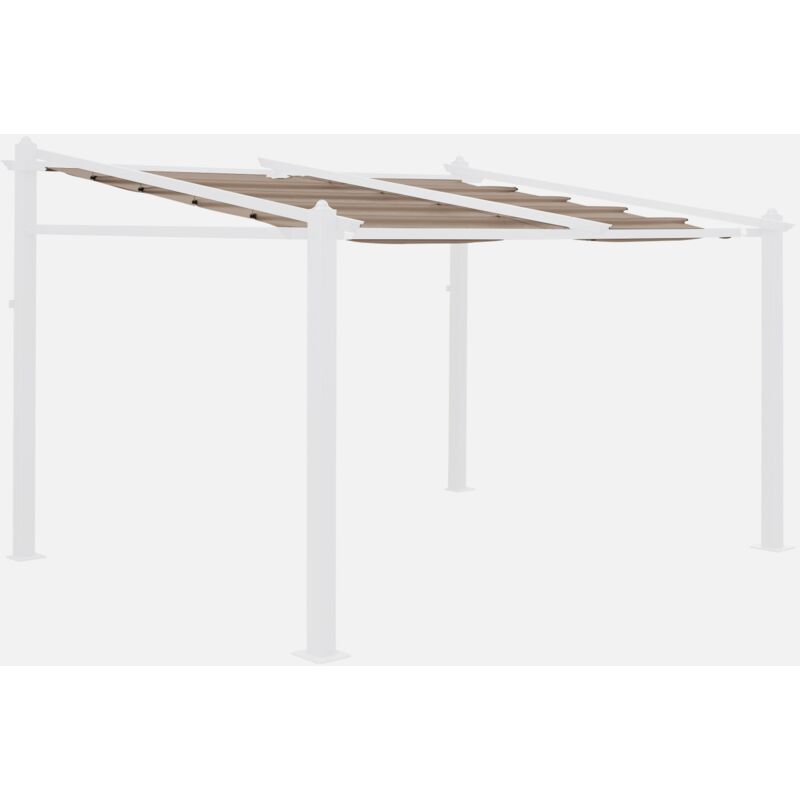 foto del prodotto alice s garden tela del tetto per pergola 3x4m