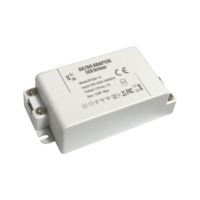 foto del prodotto alimentatore 12v dc 12w 1a 100 240v