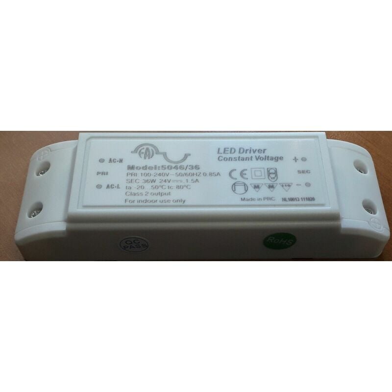 foto del prodotto alimentatore a tensione costante 24v 36 w 15a lampade faretti striscia led