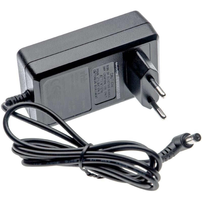foto del prodotto alimentatore caricabatterie compatibile con aeg ag5012, ag5012t, ag5020, ag5022 aspirapolvere portatile - vhbw