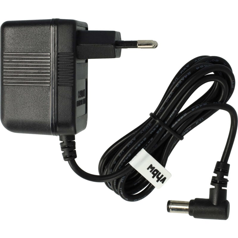 foto del prodotto alimentatore compatibile con black decker dv4800, dv4800n aspirapolvere a batteria 200 cm vhbw