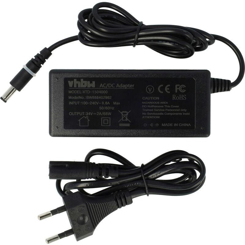 immagine 0 del prodotto alimentatore compatibile con robomow rs615u, rs625 pro, rc312 pro s, rc312u, tc150, tc300 batterie da avviamento per robot tosaerba 230 cm vhbw