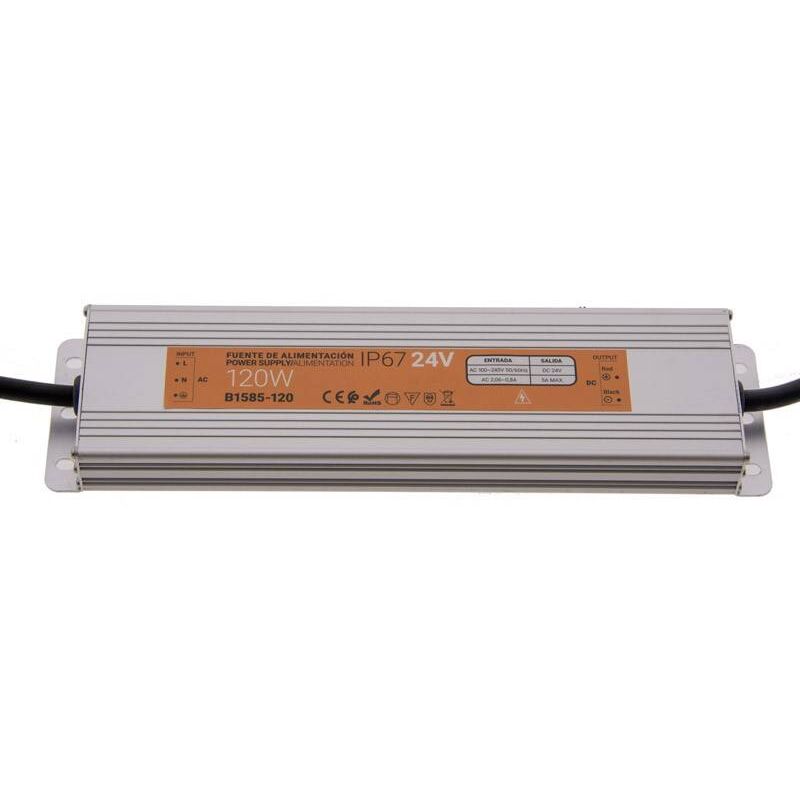 foto del prodotto alimentatore compatto a tenuta stagna 24v 120w ip67