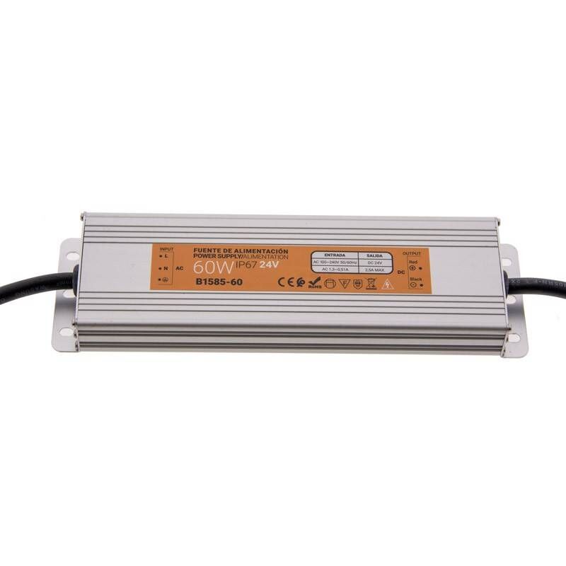 foto del prodotto alimentatore compatto a tenuta stagna 24v 60w ip67