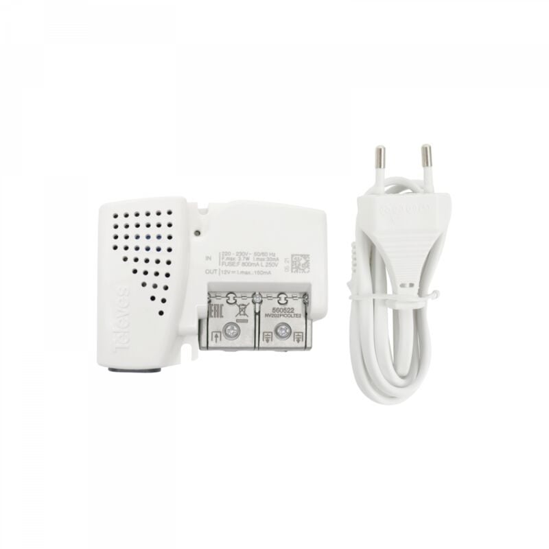 foto del prodotto alimentatore da interno picokom a 2 uscite con filtro 5g televes 560522
