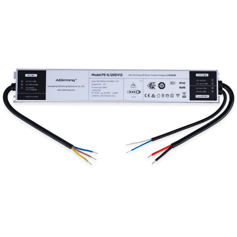 foto del prodotto alimentatore dimmerabile dali 12v 10a 120w