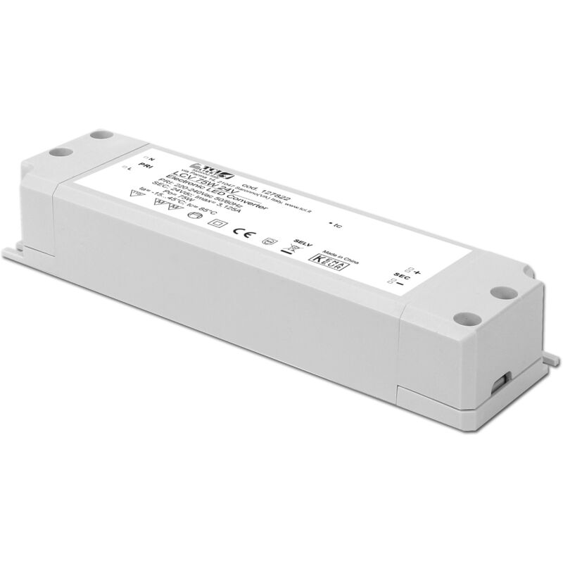 foto del prodotto alimentatore elettronico tci per led 75w 24vdc ip20 127822